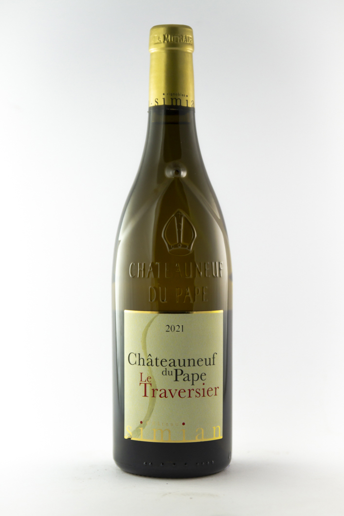 Châteauneuf du pape Simian Traversier BIO 2021 75 cl Blanc
