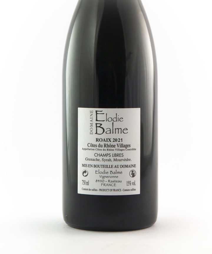 CDR Villages - Roaix Elodie Balme Champs Libre  2021 75 cl Rouge