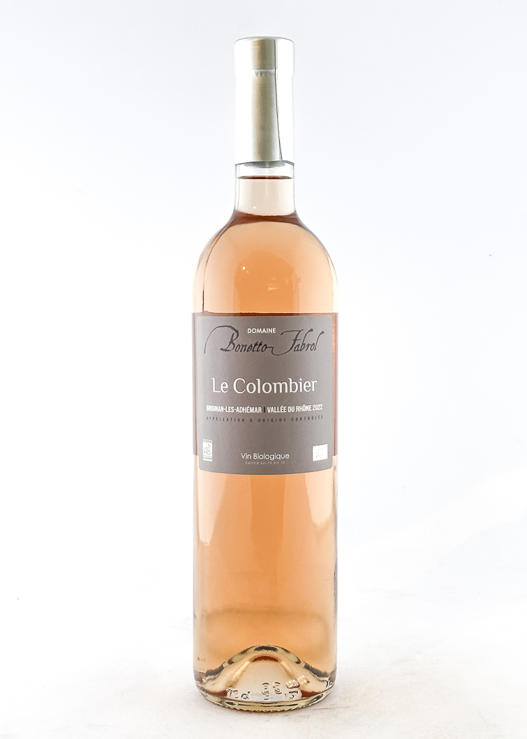 Grignan-Les-Adhémar Bonetto Fabrol Colombier BIO 2022 75 cl Rosé