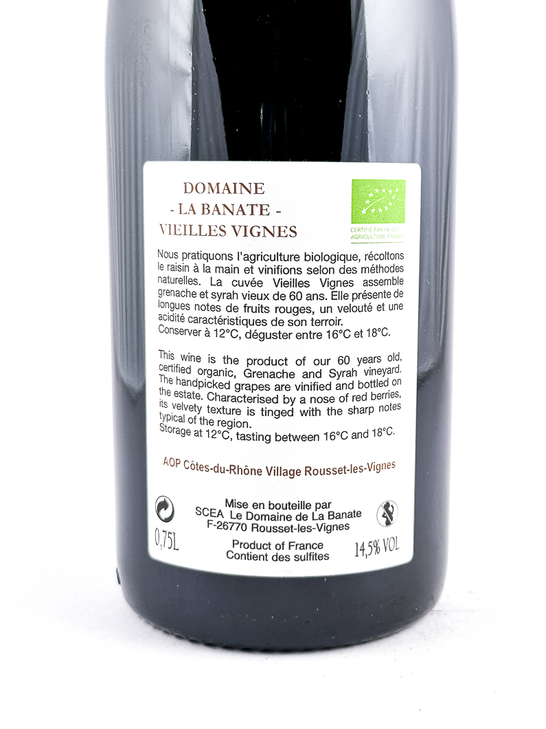 Côtes du Rhône La Banate 2016 75 cl Rouge