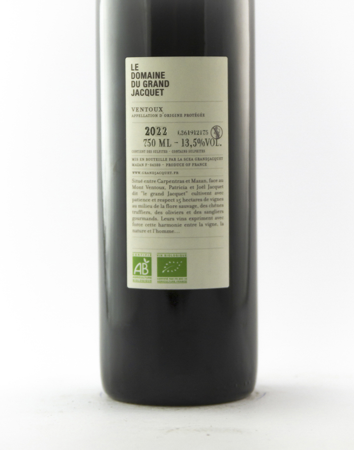 Ventoux Le Grand Jacquet Cuvée des Grands Hommes BIO 2022 75 cl Rouge
