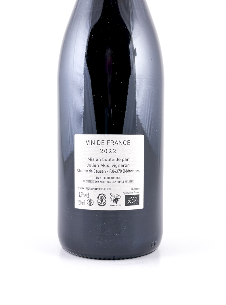 VDF Graveirette Ju de Vie BIO 2022 75 cl Rouge