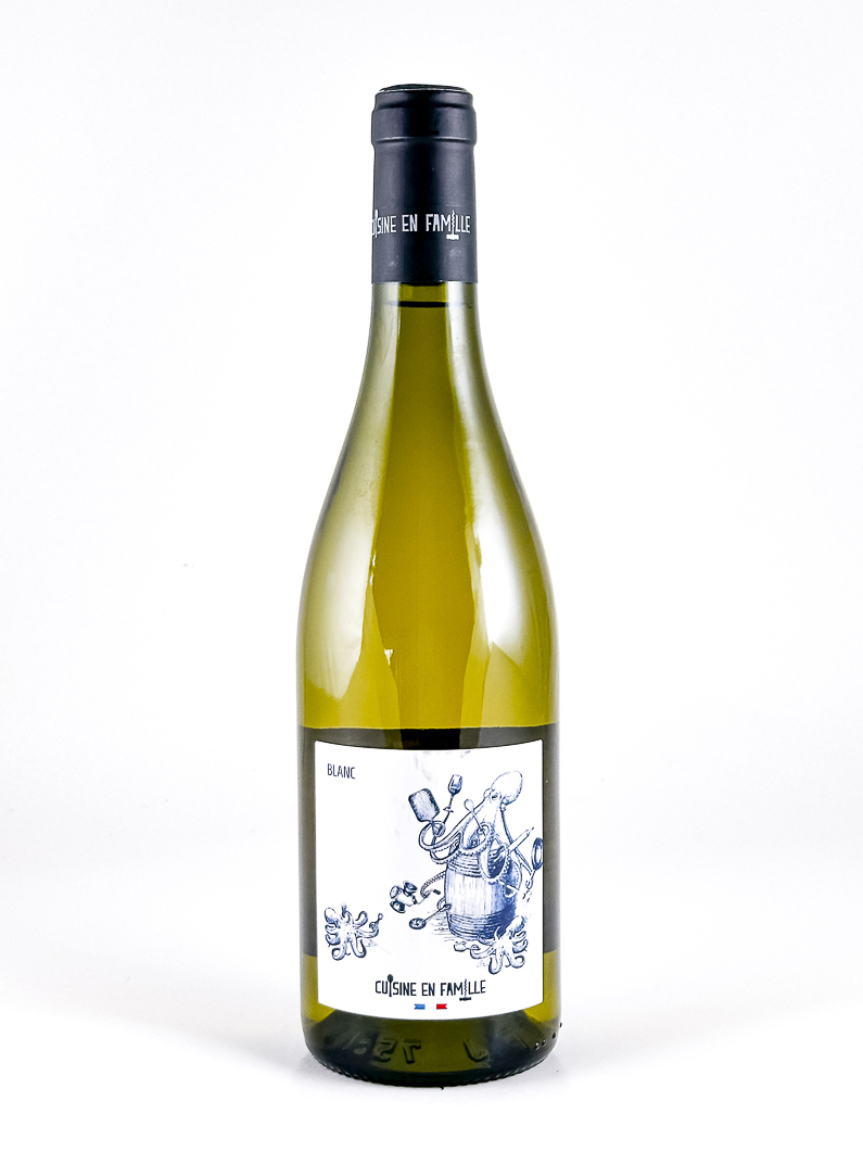 Vin de France Cuisine en Famille Les bras m'en tombent BIO 2023 75 cl Blanc