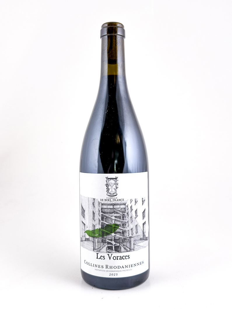 igp collines rhodaniennes de boel france Les Voraces BIODYNAMIE 2023 75 cl Rouge
