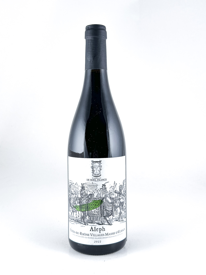 CDR Villages -  Massif d'uchaux de boel france Aleph, BIODYNAMIE 2022 75 cl Rouge