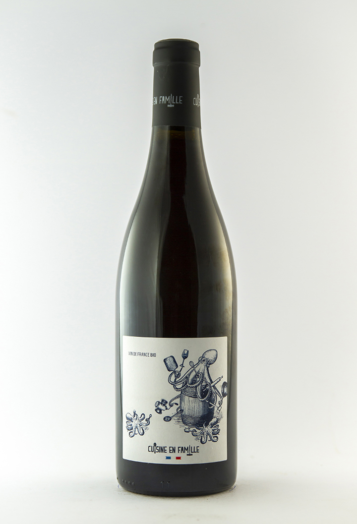 Vin de France Cuisine en Famille Les bras m'en tombent BIO 2023 75 cl Rouge