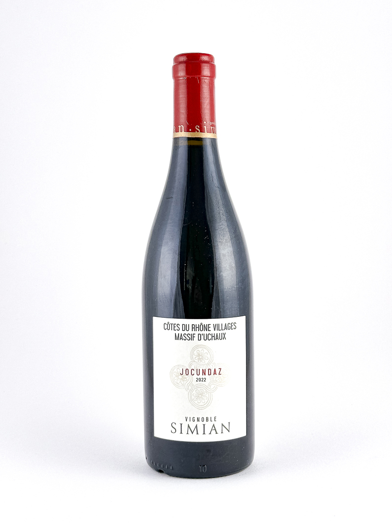Villages Uchaux Simian Jocundaz BIO 2022 75 cl Rouge