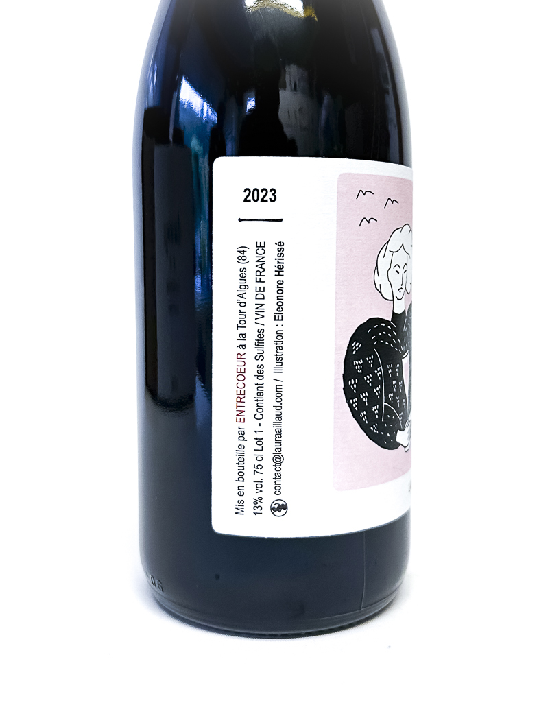 Vin de France Laura Aillaud Dame de Coeur, BIO 2023 75 cl Rouge