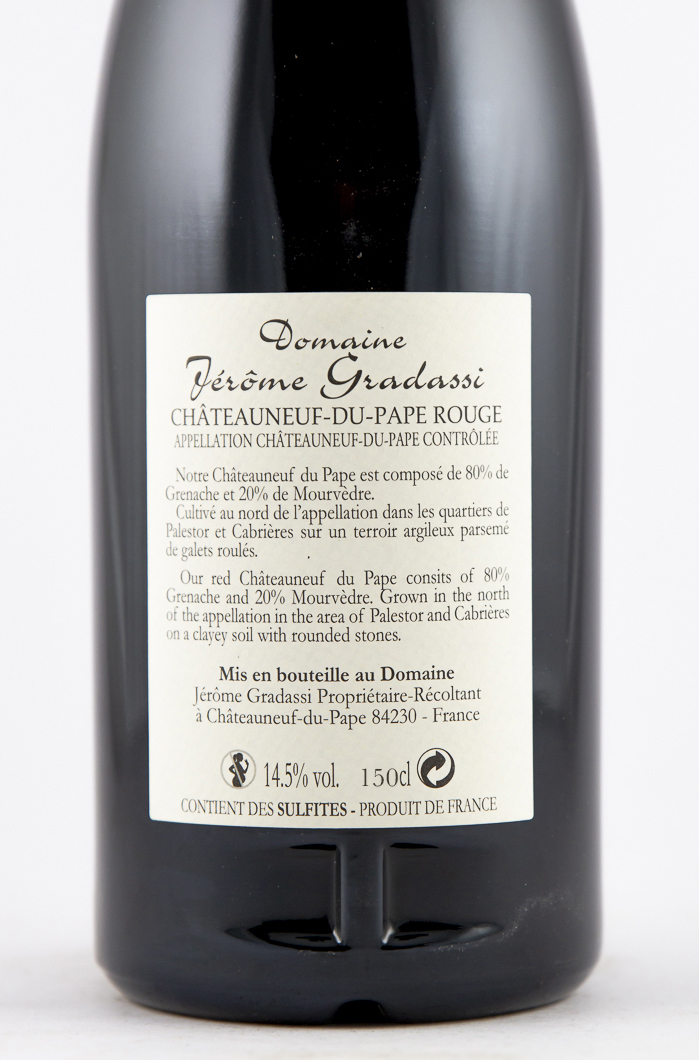 Châteauneuf du pape Jérôme Gradassi 2023 150 cl Rouge