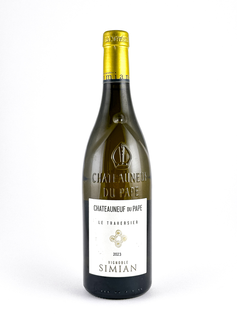 Châteauneuf du pape Simian Traversier BIO 2023 75 cl Blanc