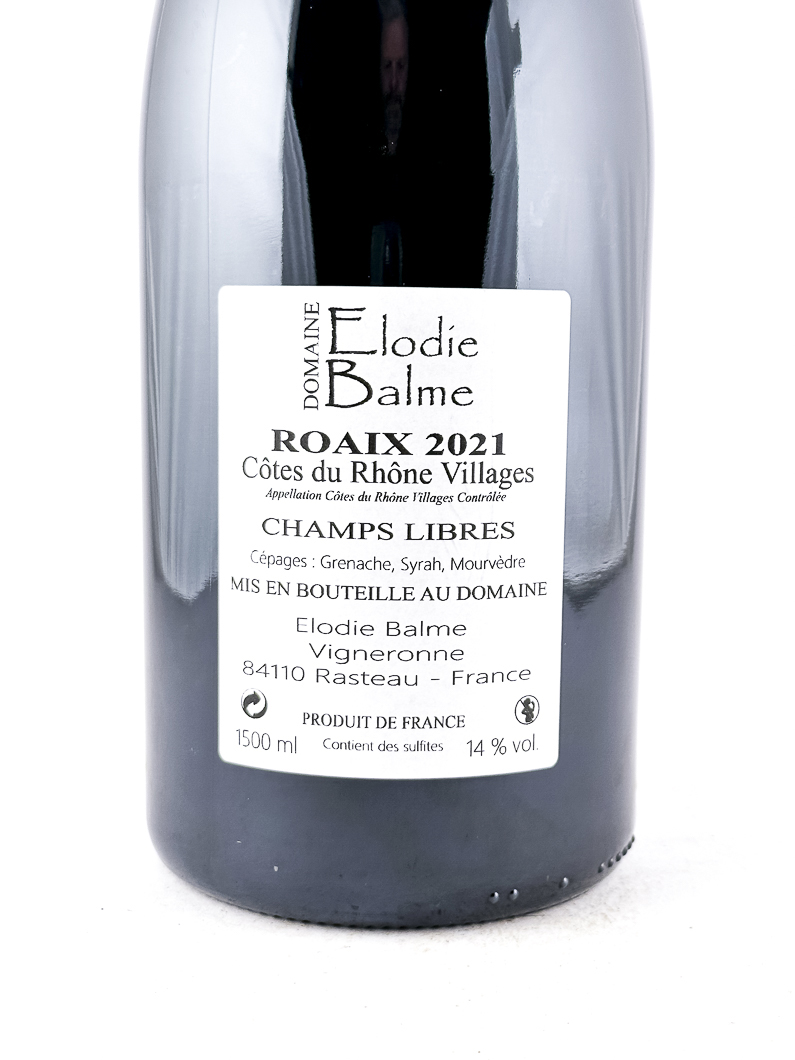 CDR Villages - Roaix BIO Elodie Balme Champs Libre  2023 150 cl Rouge