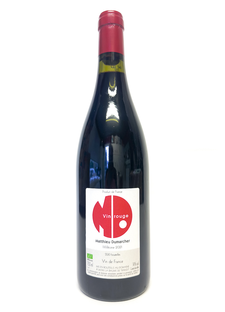 cdr la baume de transit Matthieu Dumarcher vin Rouge BIO 2021 75 cl Rouge