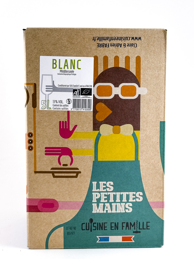 IGP Pont du Gard Cuisine en Famille BIB (cubi) PETITES MAINS 2024 500 cl Blanc