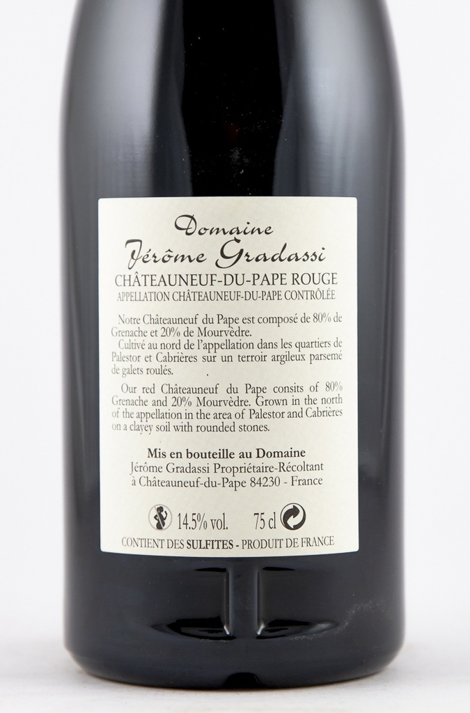 Châteauneuf du pape Jérôme Gradassi 2022 75 cl Rouge
