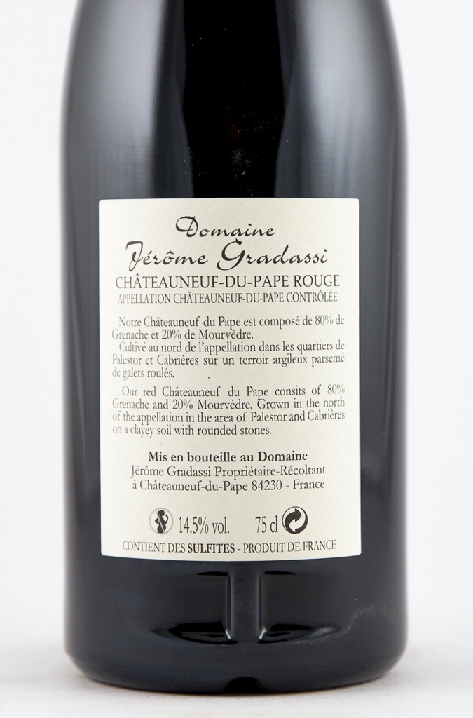 Châteauneuf du pape Jérôme Gradassi 2023 75 cl Rouge
