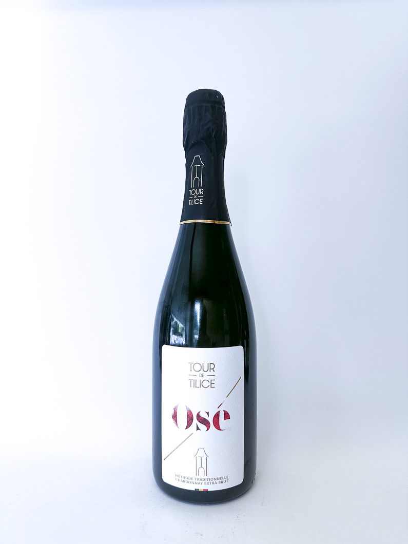 Aop Crémant de Wallonie Tour de Tilice Osé, BIO 2022 75 cl Bulles - Blanc