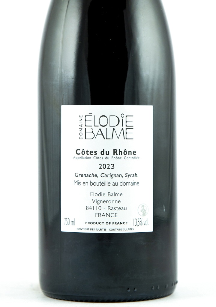 Côtes du Rhône Elodie Balme 2023 75 cl Rouge