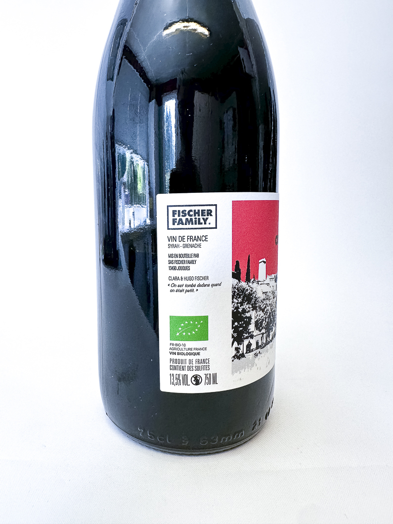 Vin de France Fischer Family revelette coude à coude rouge, Bio 2023 75 cl Rouge