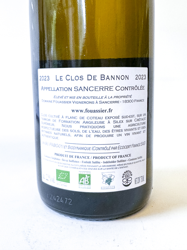 Vin de France Fouassier Chenin de travers, Bio 2022 75 cl Blanc