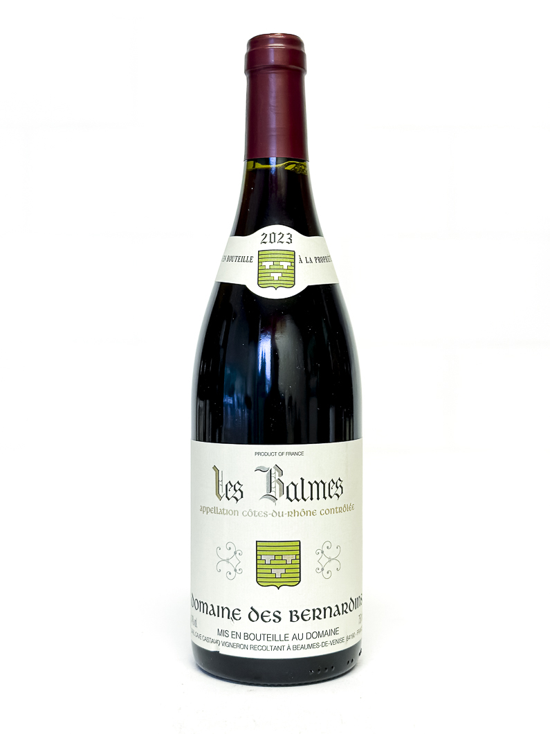 Côtes du Rhône Les Bernardins Les Balmes conversion bio 2023 75 cl Rouge