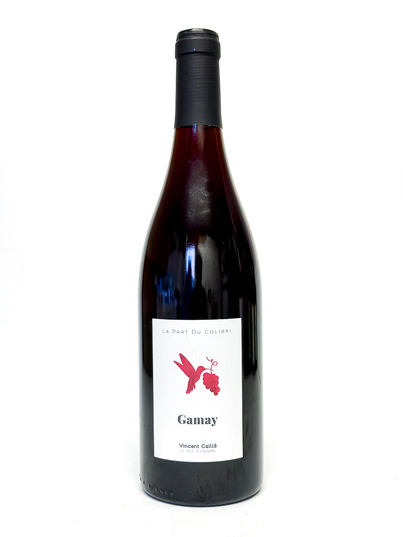 Vin de France Le fayt d'homme, Vincent caille La part du colibri gamay  BIO, Biodynamie 2024 75 cl Rouge