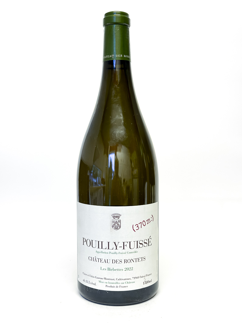 pouilly fuissé chateau des rontets les birbettes BIO 2022 75 cl Blanc