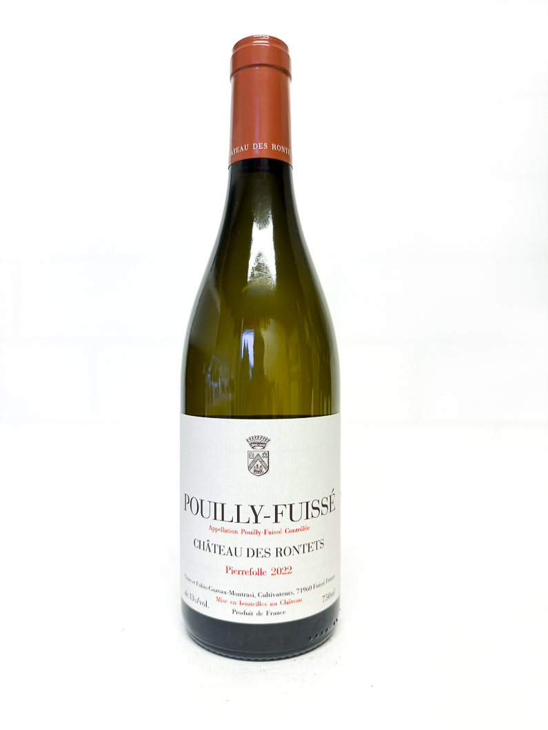 pouilly fuissé chateau des rontets pierrefolle BIO 2022 75 cl Blanc