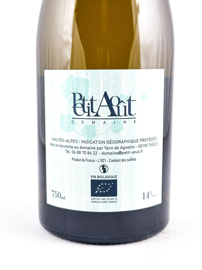 IGP Hautes Alpes Petit Aout Le Poids du Superflu BIO 2024 75 cl Blanc