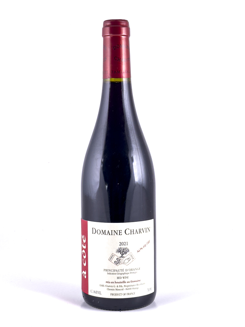 Vin de pays de la Drôme Laurent Charvin A Côté bio 2023 75 cl Rouge