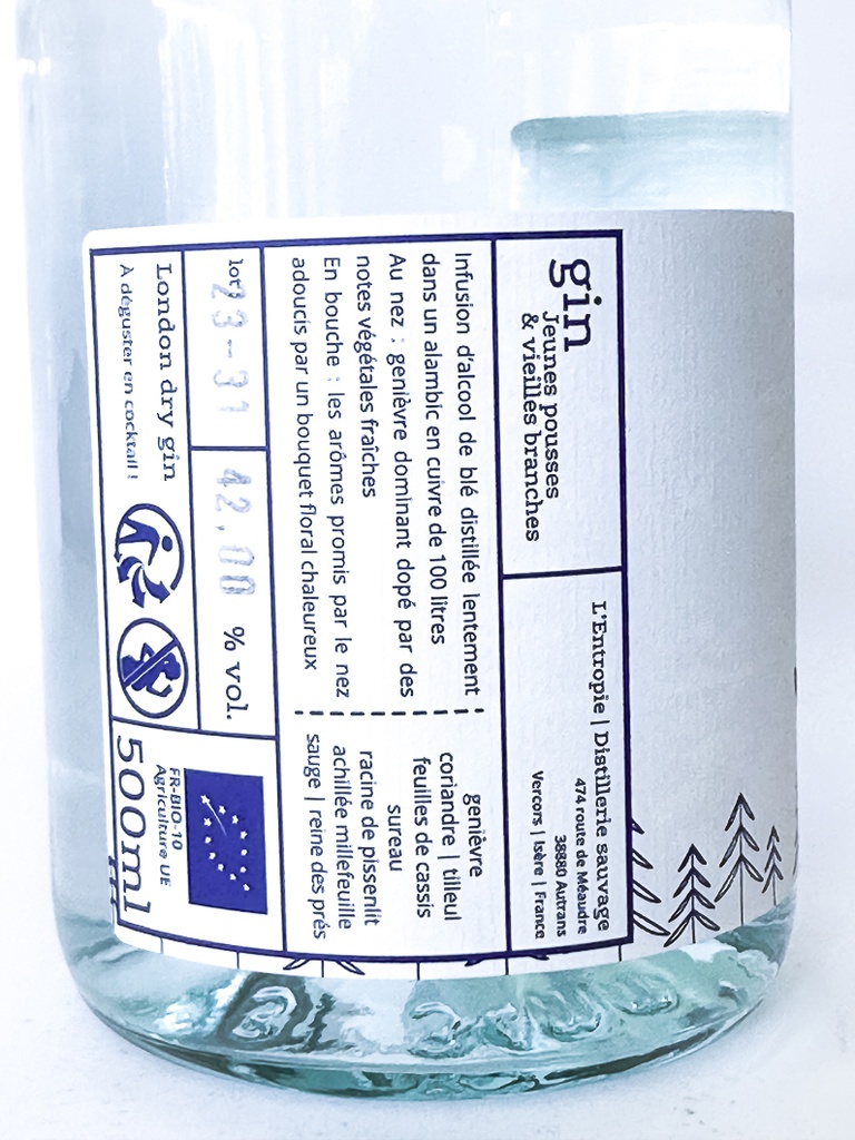 Anisette L'entropie Lucette Anisette, Bio 50 cl Alcool