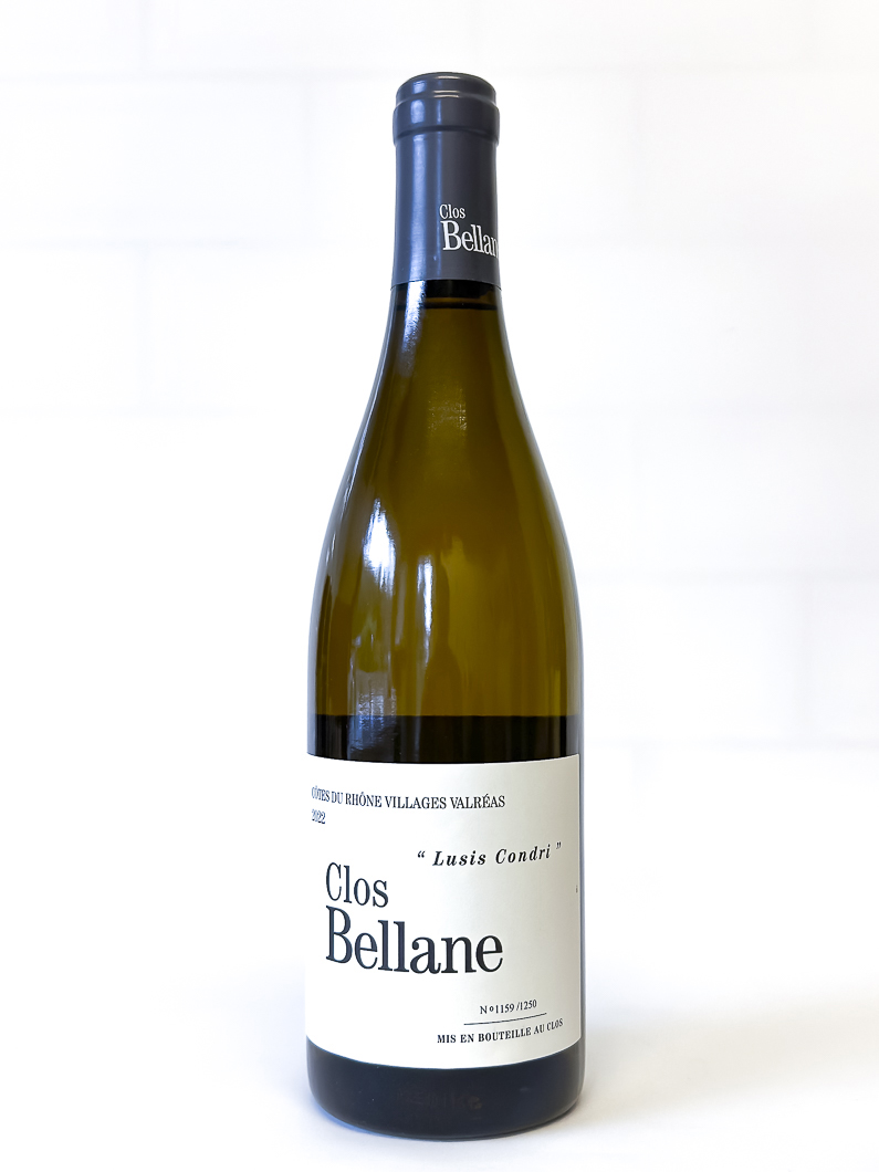 CDR Villages - Valréas Clos Bellane Lusis Condri BIO 2023 75 cl Blanc