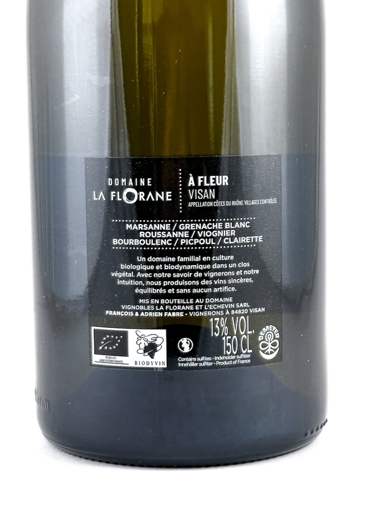 CDR Villages AOC - Visan La Florane A Fleur  BIO 2023 150 cl Blanc