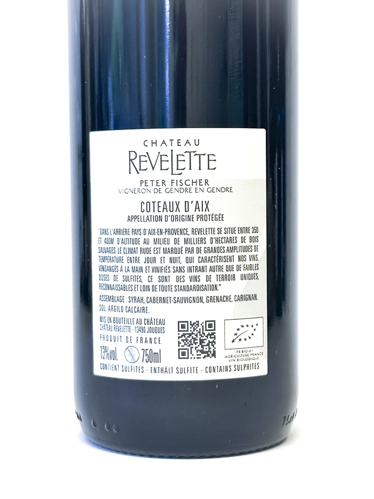 Coteaux d'Aix en Provence Revelette Chateau Revelette  2021 75 cl Rouge