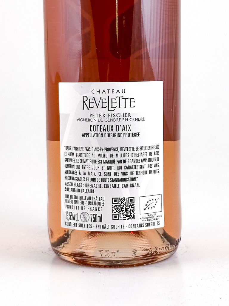 Coteaux d'Aix en Provence Revelette Chateau Revelette  2023 75 cl Rosé