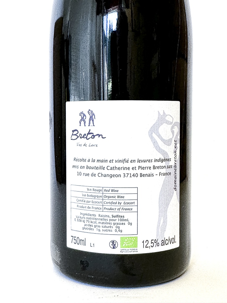 Loire, Bourgueil AOC Breton Clos Sénéchal, BIO 2021 75 cl Rouge