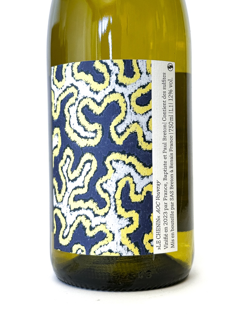 Loire, Vouvray AOC Breton Le Chenin, BIO 2023 75 cl Blanc