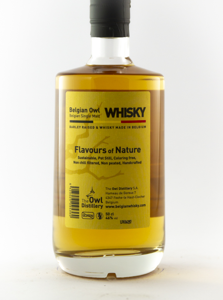 whisky Belgian Owl intense brut de fût 50 cl