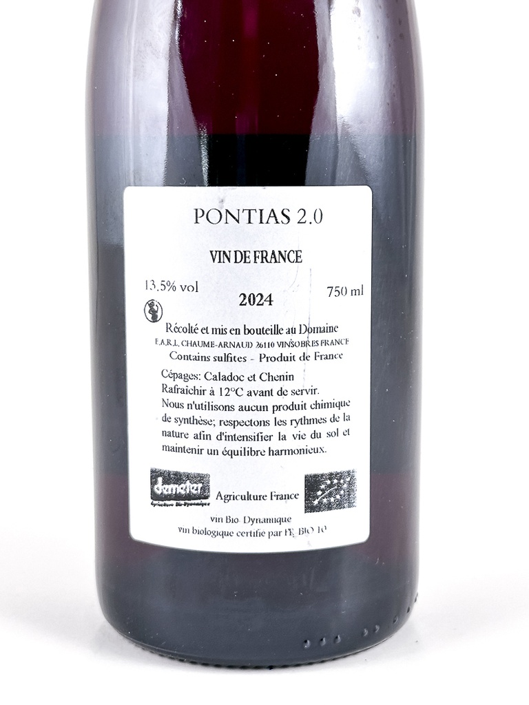 Vin de France Chaume Arnaud Pontias 2.0 BIOdynamie 2024 75 cl Rouge