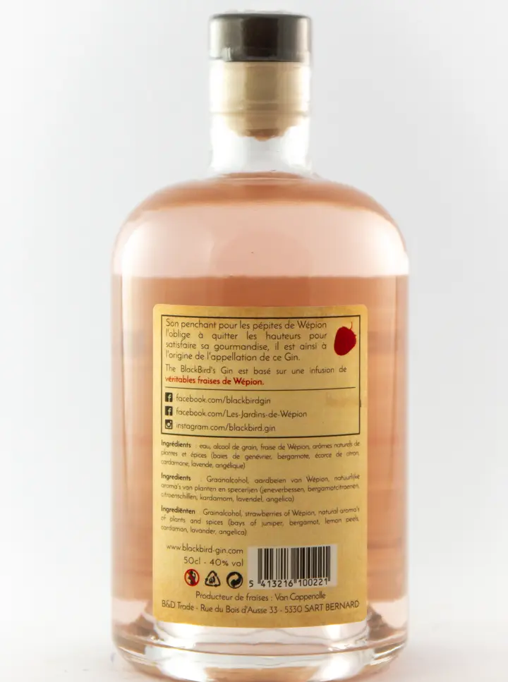 Gin Black Bird à la fraise de Wépion.webp