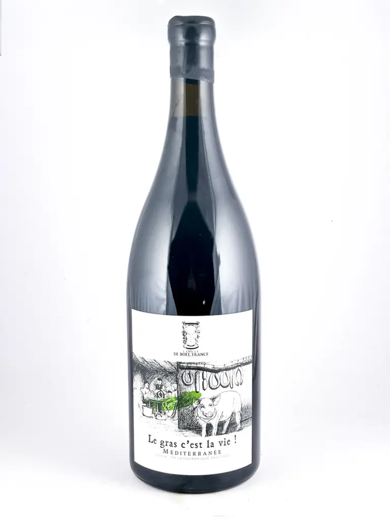 IGP mediterranée de boel france le gras c'est la vie BIO 2023 300 cl Rouge.webp