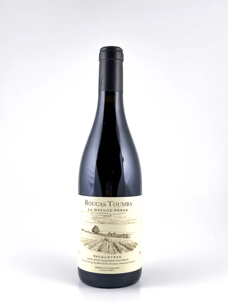 Vacqueyras Roucas Toumba La Grande Terre BIO 2023 75 cl Rouge.webp