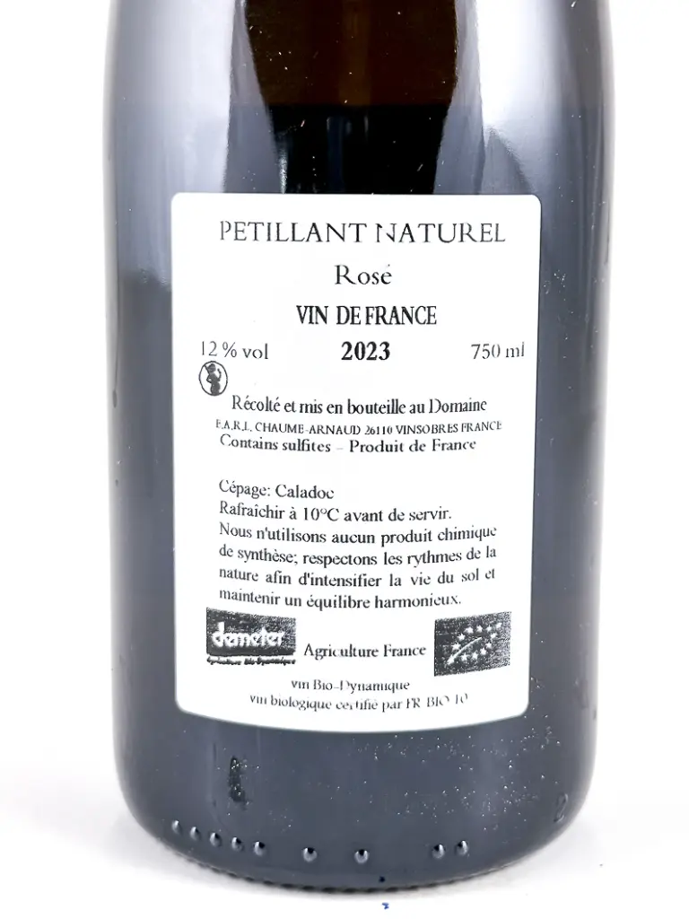Vin de France Chaume Arnaud Pet Nat , BIO 2023 75 cl Bulles - Rosé (1).webp