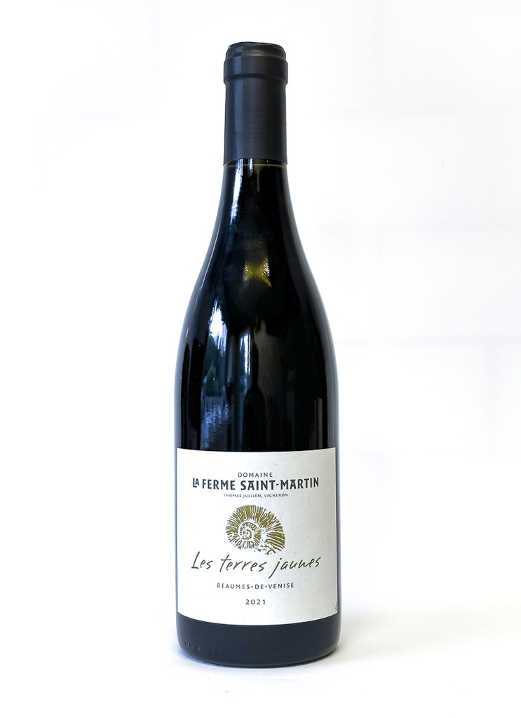 Beaumes de Venise La Ferme Saint-Martin Terres Jaunes BIO 2021 75 cl Rouge