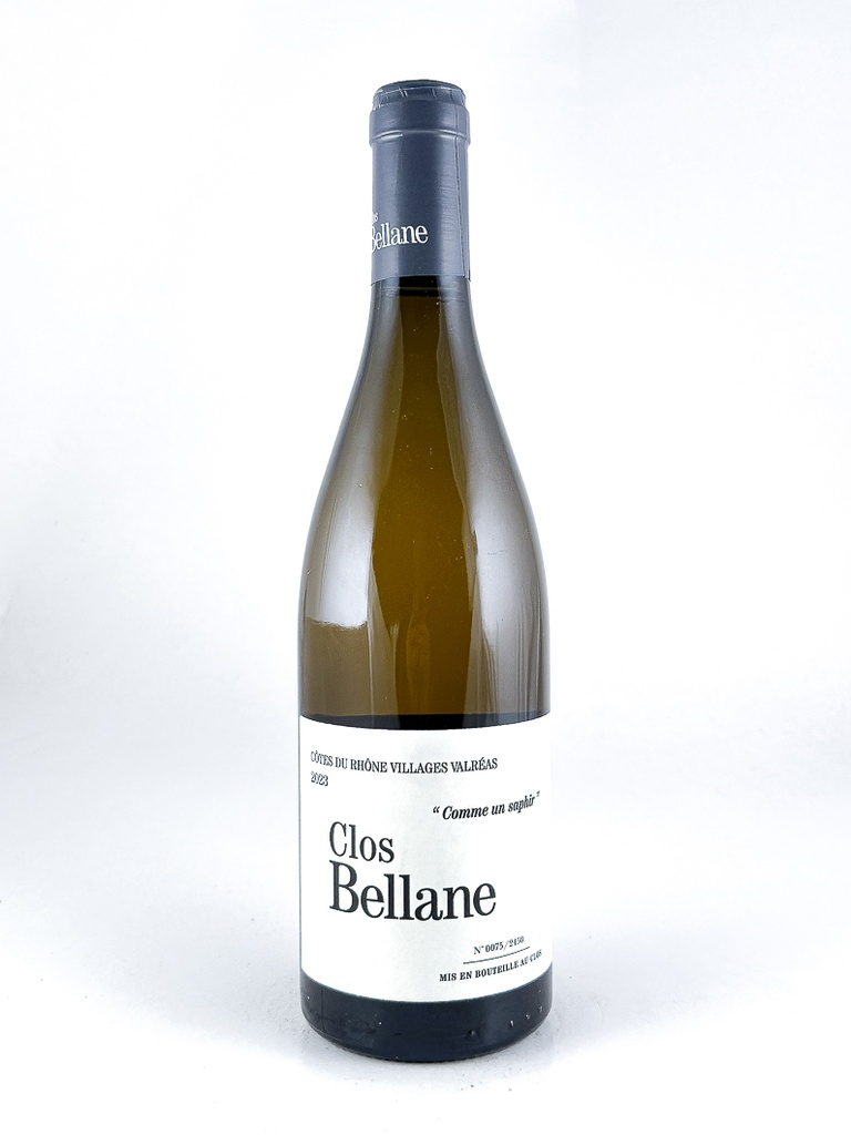 CDR Villages - Valréas Clos Bellane COMME UN SAPHIR BIO 2023 75 cl Blanc