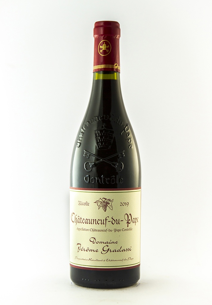 Châteauneuf du pape Jérôme Gradassi 2019 75 cl Rouge