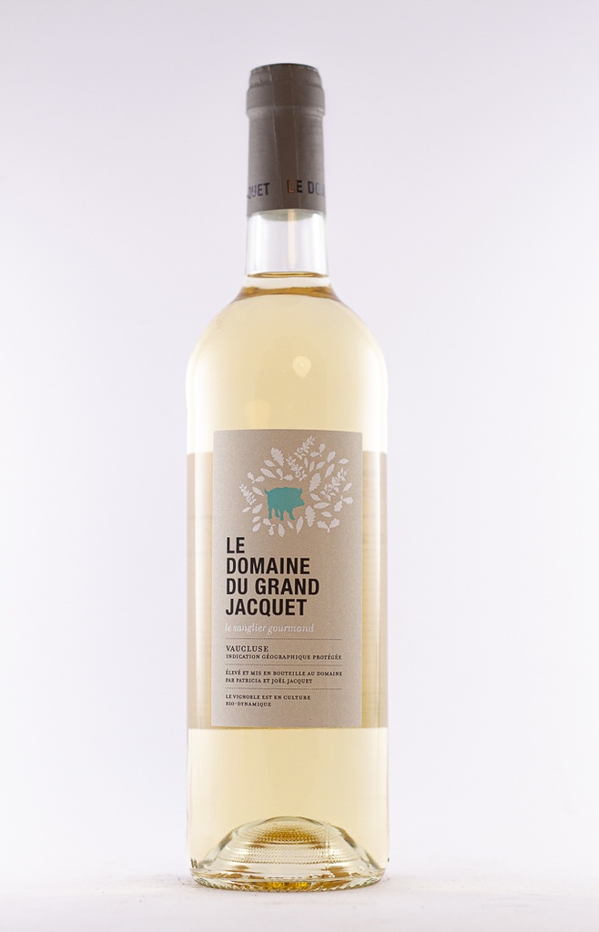 Ventoux Le Grand Jacquet Le Sanglier Gourmand BIO 2020 75 cl Blanc