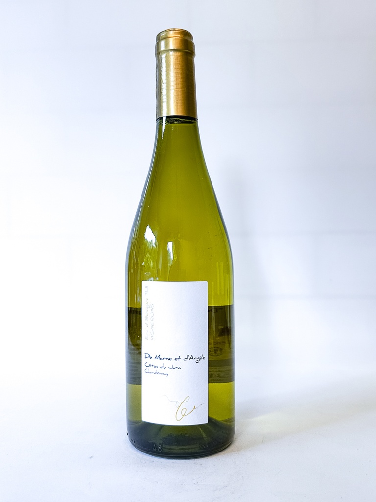 AOP côte du Jura Eric et Bérangère Thill DE MARNE ET D'ARGILE, BIO 2023 75 cl Blanc