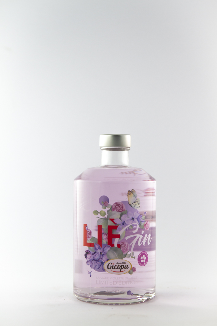 Gin Liégin Gicopa violette 50 cl alcool