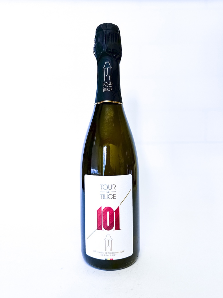 Aop Crémant de Wallonie Tour de Tilice 101, BIO 2022 75 cl Bulles - Blanc