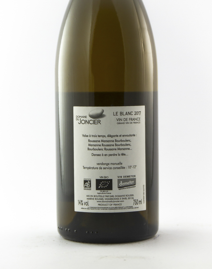 Vin de France Joncier Le Blanc 2017 75 cl Blanc